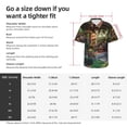 thumbnail image 5 of Yiaed Charming Garden Patio Print Hawaiian Shirt for Men Short Sleeve Button Down Shirts Beach Shirts for Men,Large, 5 of 7