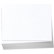 Hamilco 5x7 White Linen Cardstock Paper Blank Index Cards Card Stock ...