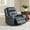 Navy, variant on CHITA Power Genuine Leather Recliner Chair Lay Flat Recliner