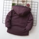 thumbnail image 4 of Parkas de manga larga, chaqueta con capucha y bolsillos para niños de tallas medianas y grandes, chaqueta tipo cárdigan., 4 of 9