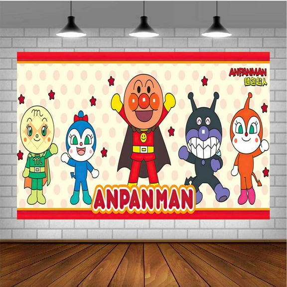 Anpanman Post Wall Decor Birthday Banner Backdrop Background Party Supplies Taspestry