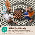 thumbnail image 4 of Design&I 8'x10' Ultra Soft Area Rug, Cream Beige Traditional Trellis Motif Center Decorative Classroom None Fluffy Washable Non Shedding for Bedroom Living Room Under Sectional, 4 of 7