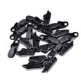 thumbnail image 2 of Clips de corbata de montaje único para micrófono Lavalier de solapa, color negro, Clips para sujetar el micrófono de solapa, agarre de bloqueo resistente, paquete de 20, 2 of 5