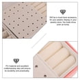 thumbnail image 3 of ORDDIART Jewelry Organizer Pink Jewelry Storage Case for Home Use 1Set, 3 of 4