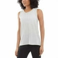 thumbnail image 3 of Danskin Ladies' High-Low Tank (Pink Pepper/Oatmeal/Black Salt Combo, X-Large), 3 of 4