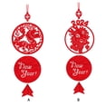 thumbnail image 4 of Advancent 2024 atraer riqueza Feng Shui decoración decorativa de Año Nuevo borla colgante roja dragón alcance de aplicación Asy Kits de decoración para fiestas uno, 4 of 6