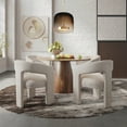 thumbnail image 2 of Jofran Nash Mid-Century Modern 50" Round Pedestal Dining Table, 2 of 9