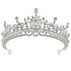 thumbnail image 1 of KAKOWELY Tiara de boda, diadema de novia con diamantes de imitación, tocado de boda, corona de boda, 1 of 5