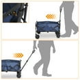 thumbnail image 2 of Zimtown Carro Plegable Carro Utilitario Plegable con Ruedas Todoterreno, Marco Azul, 2 of 10