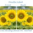 thumbnail image 2 of Seasonal Sunflowers Yellow Floral Flowers Summer Spring Nature Landscape House Flag 28 x 40 Inch, Double Sided Large Garden Yard Welcome Flags Banners for Home Lawn Patio Outdoor Decor, 2 of 2