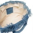 thumbnail image 4 of Large Capacity Beach Bag BARTH with Handmade Tassel, Fashion Printed Denim Tote Bag, 4 of 5
