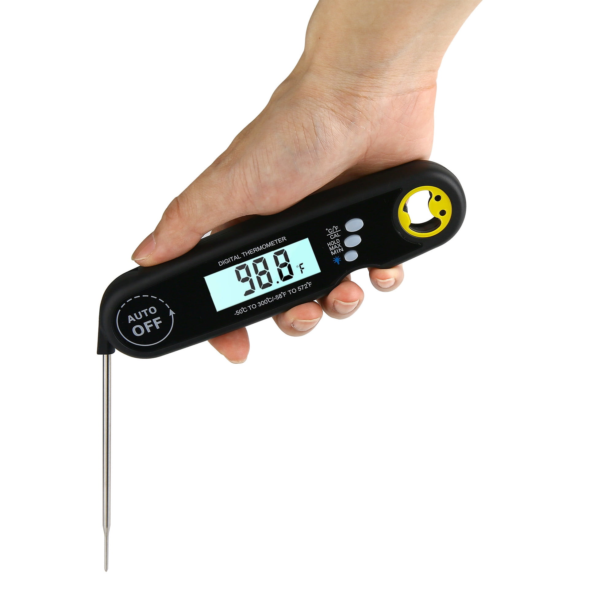 LAATIKUI Meat thermometer food grill measurement waterproof probe thermometer