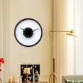 thumbnail image 1 of Reloj de pared decorativo, silencioso, moderno, sencillo, decoración de pared colgante de 10 pulgadas para granja, cocina, oficina, inauguración de la Negro, 1 of 8