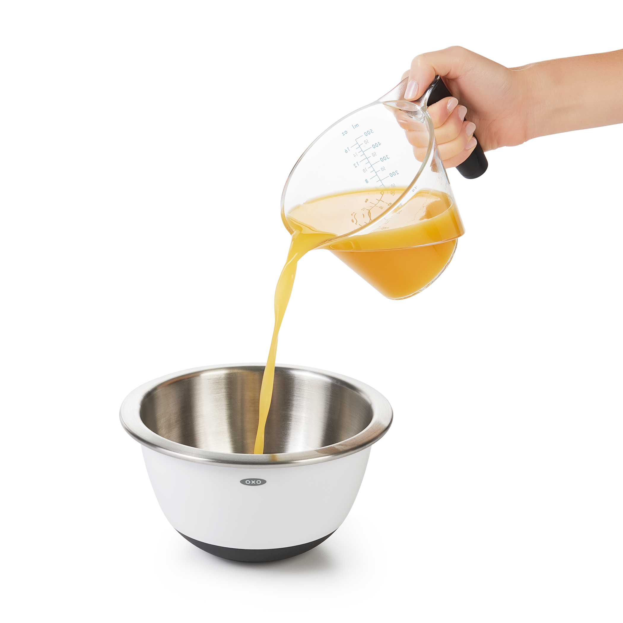 OXO SoftWorks 2-Cup Angled Measuring Cup, Red photo 4