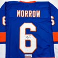 thumbnail image 2 of Autographed/Signed Ken Morrow New York Blue Hockey Jersey JSA COA, 2 of 4