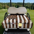 thumbnail image 2 of Whosucclay Autumn Leaf Flag Club Car Seat Covers, All-Weather Protection Quilted Golf Cart Seat Covers for EZGO Yamaha Carts 2-Person Carts 4 Storage Pockets, 2 of 9