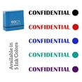thumbnail image 7 of Printtoo Confidential Self Inking Rubber Stamp Pre-Inked Office Stamp- Home Office Business Stationery, Purple- 42 x 9 mm, 7 of 7