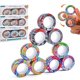 thumbnail image 3 of Juego de 3 anillos magnéticos para la yema del dedo para niños y adultos, Set de juguetes antiestrés para aliviar la ansiedad, 3 piezas, 3 of 4