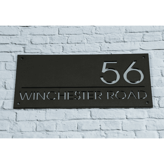 Glowneon Custom Address Signboard, House Number Sign, Number place