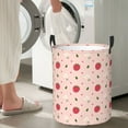 thumbnail image 6 of Uemuo Strawberry Pattern Circular Laundry Hamper Basket with handles,Collapsible laundry basket,Large capacity laundry hamper,Laundry Organizer-Small, 6 of 8