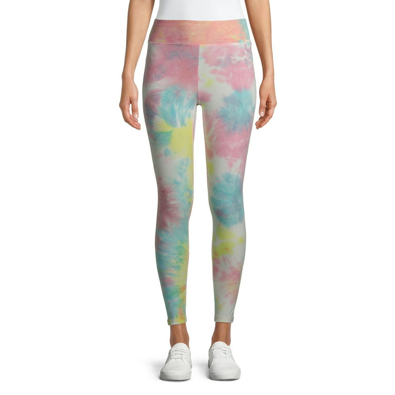 3 Pack] Tie Dye Leggings for Women Athletic Casual Lounge and Yoga Pants  Double Brushed 4-Way Stretch Ultimate Comfort and Buttery Soft Feel 