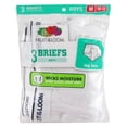 thumbnail image 2 of Fruit of the Loom Boy's Cotton Ribbed Brief Underwear (Pack of 3), 2 of 3
