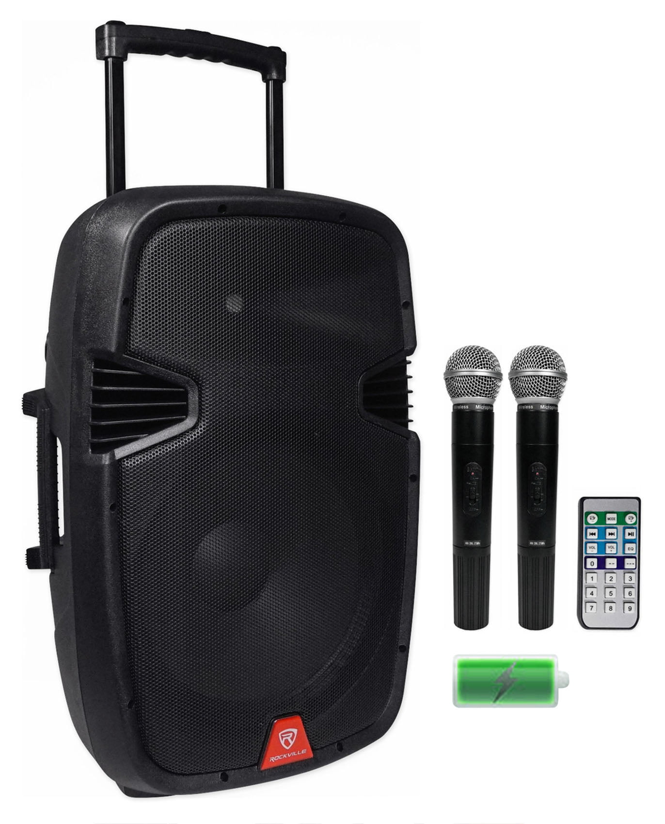 Knox Gear Portable Rechargeable Karaoke Machine with Wireless 