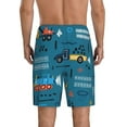 thumbnail image 2 of Yiaed Construction Trucks for Men's Soft Sleep Pajama Short Lounging Pajama Shorts-Large, 2 of 8