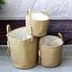 thumbnail image 5 of Inteprter Cesta de alambre Opción de almacenamiento simple pero elegante para cualquier habitación con una fuerte sensación de pesadez y Almacenamiento y organización del hogar yute con forro S, 5 of 6