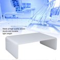 thumbnail image 5 of Acrylic Elevated Shelf for Desktop Smoothing Edges Easy Cleaning Acrylic Elevated Rack for Computer Monitors Dental Use, 5 of 5
