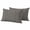 Black Beige, variant on Yellow Striped Outdoor Pillow Covers 18x18 Set of 2,Waterproof Patio Throw Pillowcase Protectors,Modern Simple Farmhouse Beige Vintage Decorative Pillow Shams Cushion Covers for Seat Bed Couch Sofa