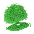 thumbnail image 3 of Gorros con barba de punto, vestido elegante, cómodo accesorio de máscara de esquí, gorro cálido, gorro de punto para adulto verde, 3 of 8