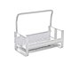 thumbnail image 1 of Ounissouiy Estante para fregadero de cocina, toallero, escurridor de paños de cocina, organizador de soporte de almacenamiento, cuenco para platos, Almacenamiento y organización del hogar Plata 22cm Ounissouiy HA070316-04, 1 of 6