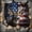Red Blue White 04, variant on Manfei Brown Elk 7pcs Queen Bedding,Rustic American Flag Bedding Comforter Set Queen,Black Reversible