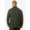 thumbnail image 2 of KingSize Men's Big & Tall Supersoft Jersey 1/4 Zip Pullover, 2 of 3