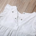 thumbnail image 6 of Gureui Newborn Baby Girls Clothes Cotton Romper Bowknot Sleeveless Lace Flower Hollow Out Jumpsuit Summer Bodysuit, 6 of 7