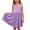 Purple, variant on BCSIOAOI Toddler Dress Girls,Tie Shoulder Sleeveless A-Line Casual Dress with Pockets Black 2-3t