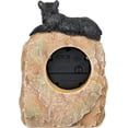 thumbnail image 3 of Bear Lying on a Rock Resin Decorative Tabletop Clock, 3 of 3