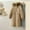 A61 Khaki, variant on Xdegoge Long Puffer Coat Women Hooded Faux Fur Jacket Quilted Padded Down Heavy Winter Coats Zip Up Horn Button Thick Parka Jackets with Pockets Outerwear Chaqueta De Invierno Para Mujer