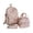 Pink, variant on HJYCHN Backpack for Boys Star Print 3Pc Set Daypack with Drawstring Lunch Tote Pencil Case Back to School Supplies for Kids Bookbag for Girls Beige