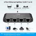 thumbnail image 2 of Divisor Ethernet ATLAHET 1 a 4 1000 Mbps con Ethernet y USB, 2 of 8