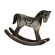 thumbnail image 4 of Caballito de madera, escultura decorativa, versátil, artesanal, ligera y artística Negro, 4 of 9