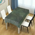 thumbnail image 6 of SKYSONIC 60”x90" Square Tablecloth with Dark Green Leaves of Palm Trees Prints, Anti-Wrinkle and Smooth Table Cloth for Kitchen/Home Decoration, 6 of 7