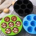 thumbnail image 3 of Silicone Muffin Cake Cups,7 Cup Silicone Muffin Baking Pan for Cupcakes Baking,Non-Stick Muffin Cupcake Tin Tray Baking Mould for Air Fryer Accessories, 3 of 13