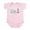 Petal Pink, variant on CafePress - Unicorn Princess Little Sister Infant Bodysuit - Baby Light Bodysuit, Size Newborn - 24 Months