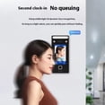 thumbnail image 4 of Biometric Attendance Machine, Infrared Liveness Identification Face Recognition Attendance Machine  for Small Business, 4 of 7