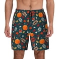 thumbnail image 2 of Goofa Autumn with Pumpkins Printed Men's Swim Trunks Board Shorts Quick Dry Mens Swimming Trunks with Compression Liner,Breathable Fit Hawaii Beach Shorts-X-Large, 2 of 9