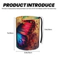 thumbnail image 3 of Honeii Vibrant Rainbow Butterfly A Print Waterproof Car Trash Can,Waterproof Portable Collapsible Trash Can,Garbage Container fits Most Cars,SUVs,and Trucks, 3 of 7