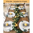 thumbnail image 4 of 15 Inch Round Placemats Set of 4, Teal Tulip Butterfly Non Slip Heat Insulation PP Table Mats, Beige Turquoise Floral Blue Coastal Washable Place Mats for Kitchen Dining Party Table Decor, 4 of 7