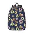 thumbnail image 2 of JUNZAN Sloth with Donuts Pattern Travel Laptop Backpack for Men Women,Casual Daypack College Backpack Business Work Bag for Weekender Business Hiking -Medium, 2 of 6